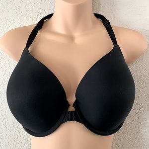 Victoria’s Secret Lined Perfect Coverage, Black Front Closure, Racerback 36DD